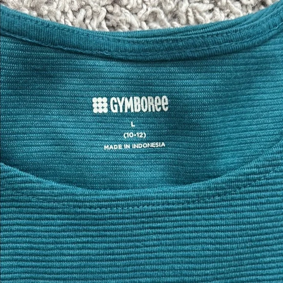 Dark Teal, ribbed, Long Sleeve Kids Dress. 10-12. With pockets! - Picture 2 of 5